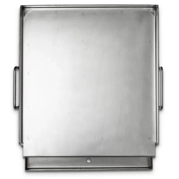 Yoder Smokers Heavy-Duty 22.5" Stainless Steel Griddle for 24x48 Flat Top Charcoal Grill - Sear, Sauté, and Breakfast Perfected