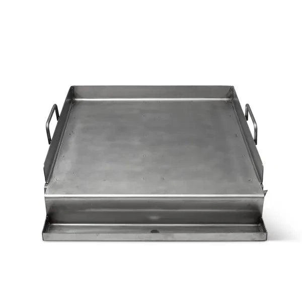 Yoder Smokers Heavy-Duty 22.5" Stainless Steel Griddle for 24x48 Flat Top Charcoal Grill - Sear, Sauté, and Breakfast Perfected